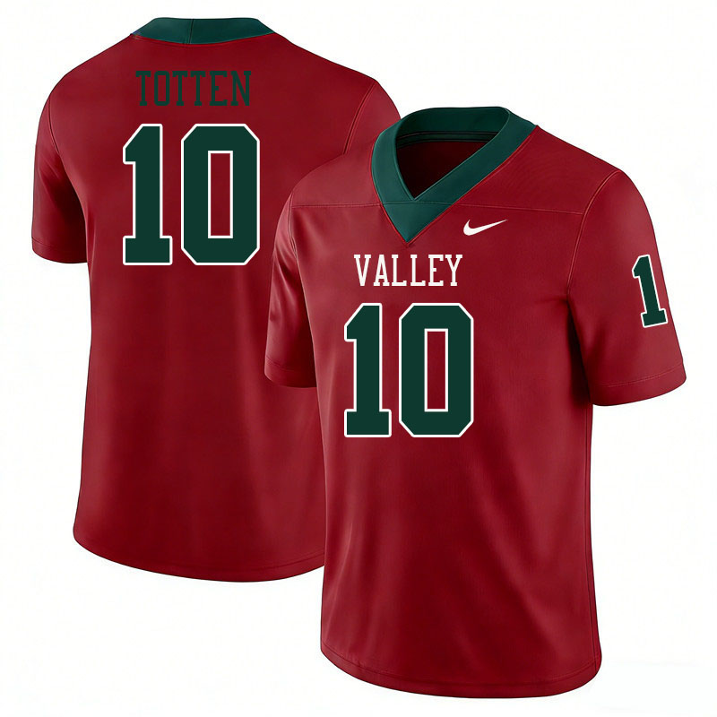 Mississippi Valley State Delta Devils #10 Willie Totten College Football Jerseys,Uniforms Stitched-R